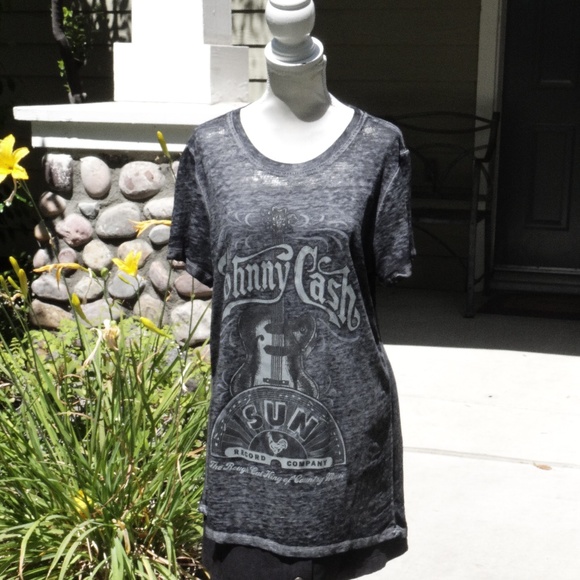 Tops - Johnny Cash Band T-Shirt